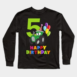 5th Birthday Party 5 Year Old Five Years Long Sleeve T-Shirt